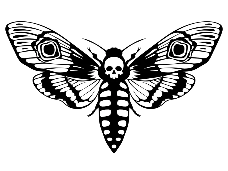 Skull moth (Acherontia atropos) 