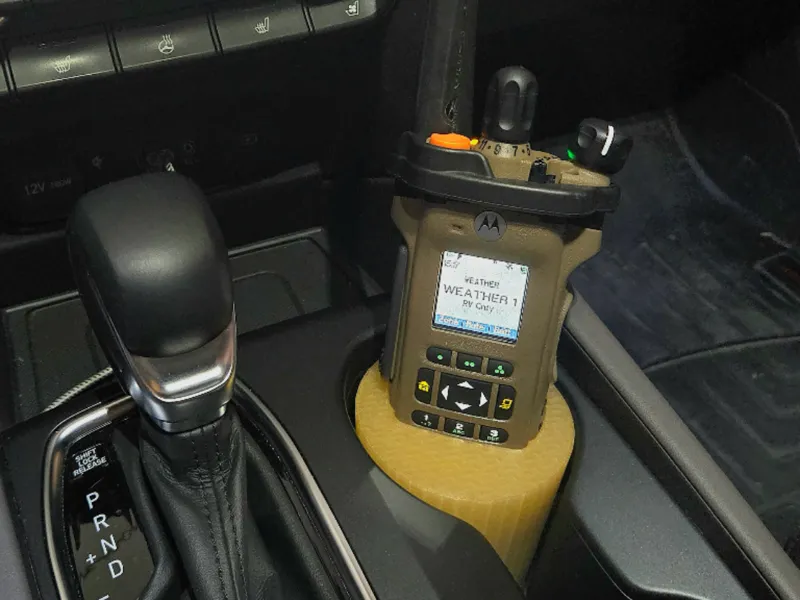 Motorola APX 6000/7000/8000 Cup Holder Adapter