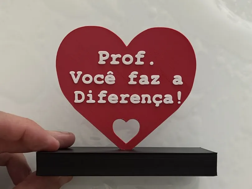 Letrero o emblema decorativo: Troféu Dia dos Professores decorativo. Referencia del modelo original.