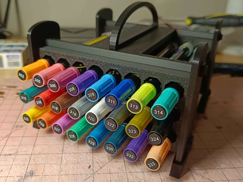 Paint Pen Storage Rack