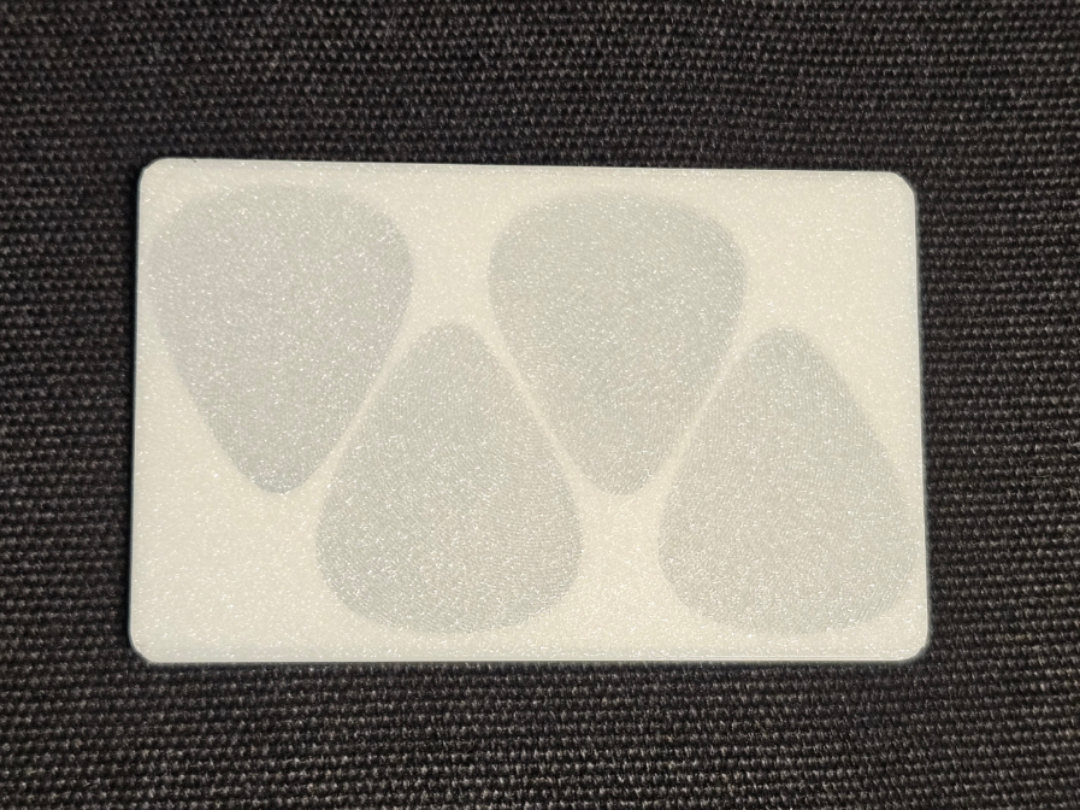 Wallet pick holder (credit card sized) - 4 picks