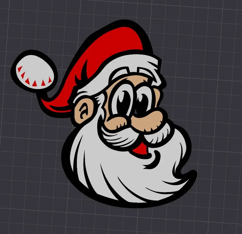 Santa Christmas Keys NO AMS