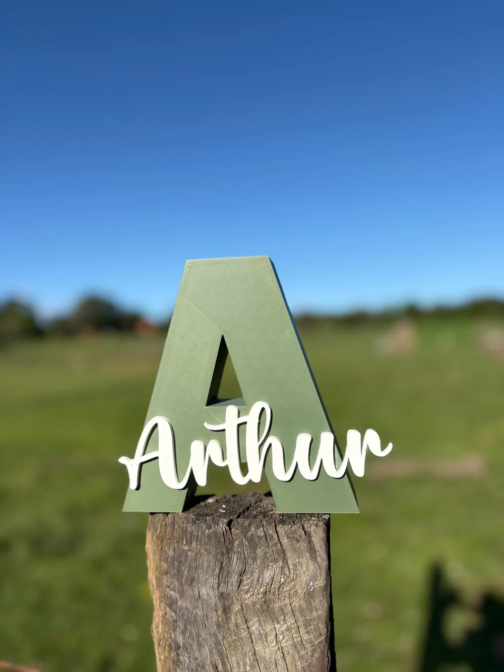 Decorative Name Sign - Customizable - Free 3D Print Model - MakerWorld