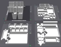 faster print, less plates, 0.24mm layer, 2 walls, 10% infill