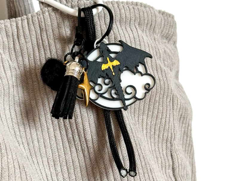 Drachen Keychain - inspiriert von Fourth Wing