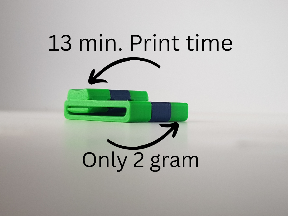 Air Slider Fidget/13 min. Print time/Only 2 gram