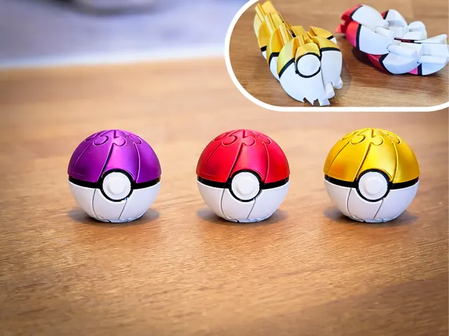 Mini Twisty PokeBall Fidget 47grams