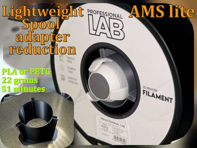 Professional lab AMS lite spool adapter-reduction