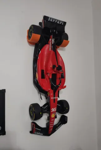 Wall mount for Maisto F1 RC car from costco