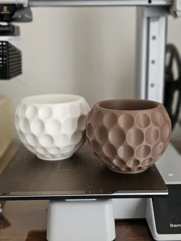 Organic Textured Mini Planter (No Supports) view 3