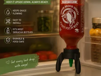 SRIROCKET - Sriracha Bottle Stand Rocket