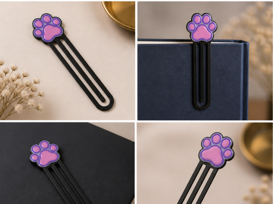 Bookmark footprint  Cat