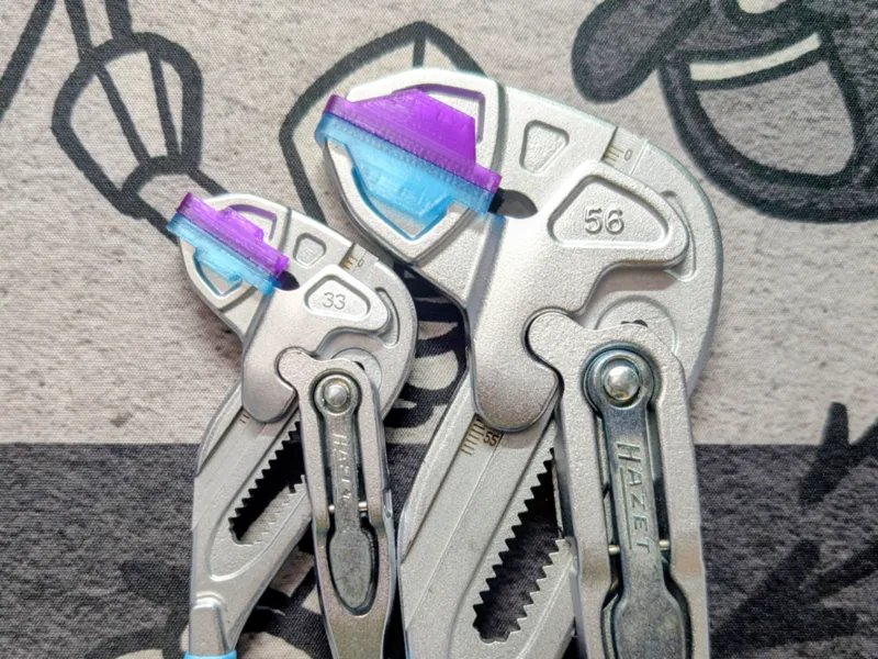 HAZET 762 Pliers Wrench Protective Jaw Covers