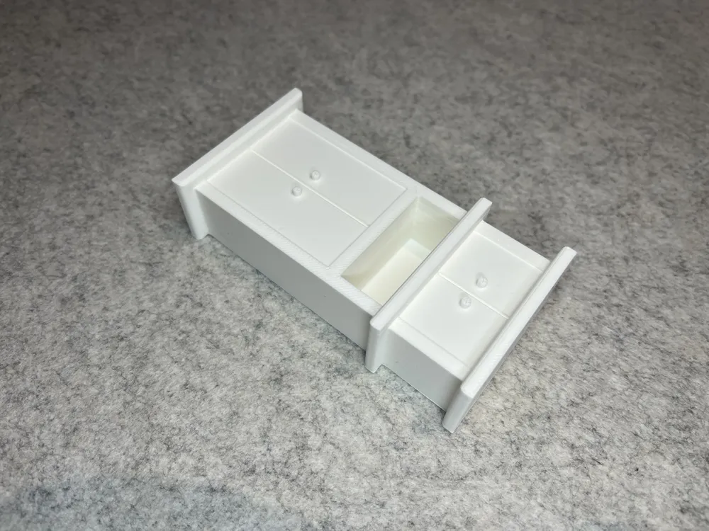 Dollhouse shelf cabinet for miniature house - Free 3D Print Model ...