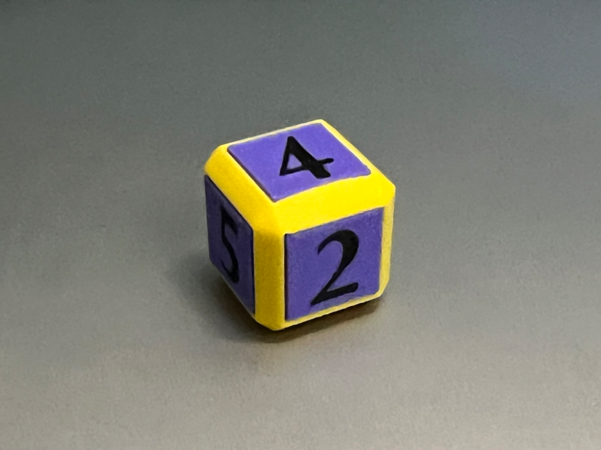 6-Side Custom Die (Letter, Number and colors)