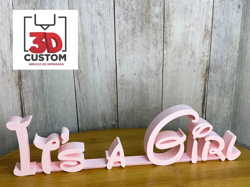 Word plates - Disney font style 