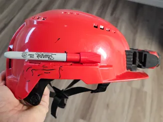 Hard Hat Clip - Sharpie Cap