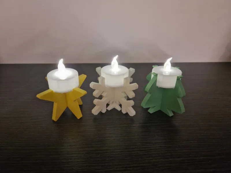 Christmas Tea Light Stands