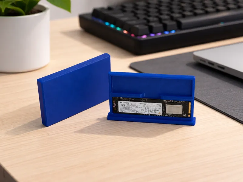 M.2 NVMe SSD Storage Case – Holds 2 Drives