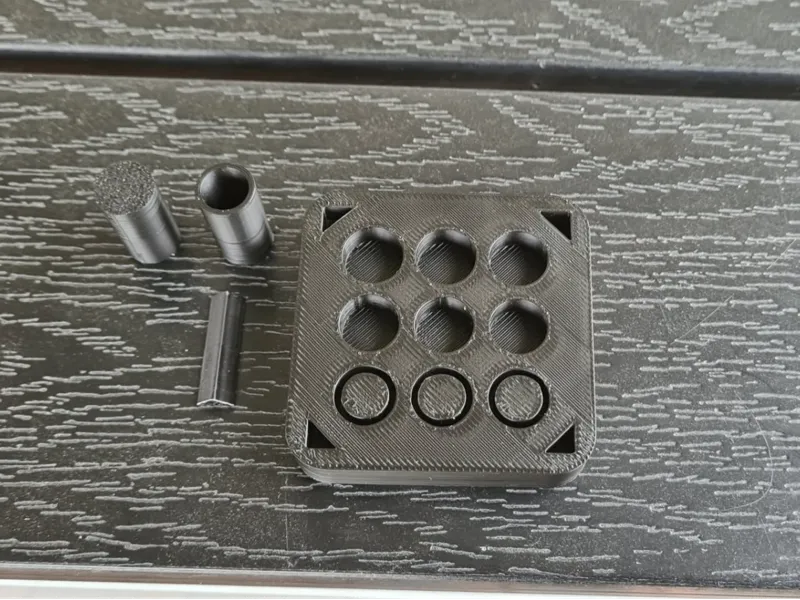 3d printer test (tolerance/fit test)