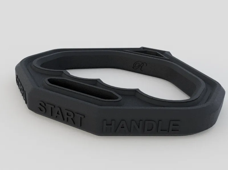 Pull start handle