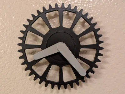 Bicycle Chainring Clock