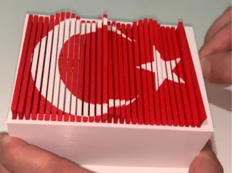 DALGALANAN TÜRK BAYRAĞI