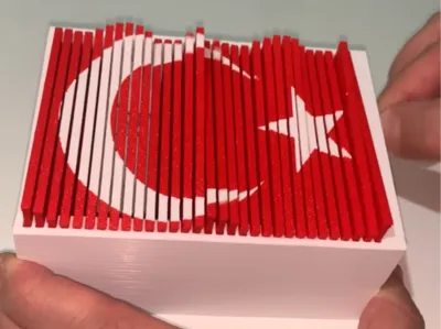 WAVING TURKISH FLAG