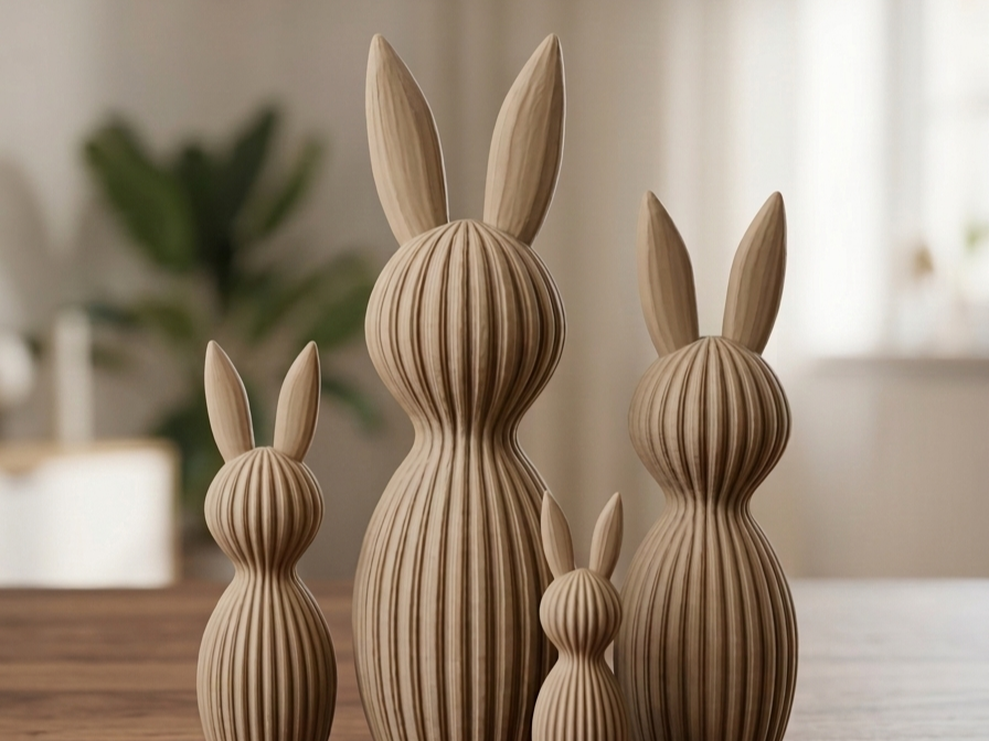 Modern Minimalist Easter Bunny