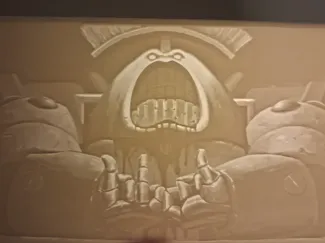 Space King B Positive Lithophane 