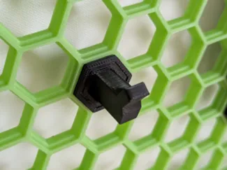 Honeycombstorage wall adapter hookwithinsert