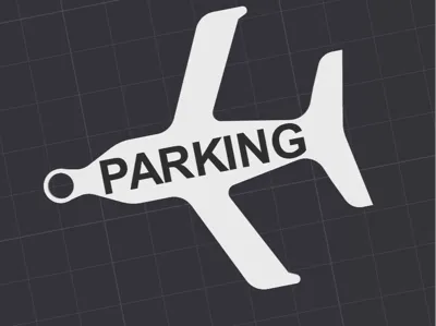 Airplane Keychain