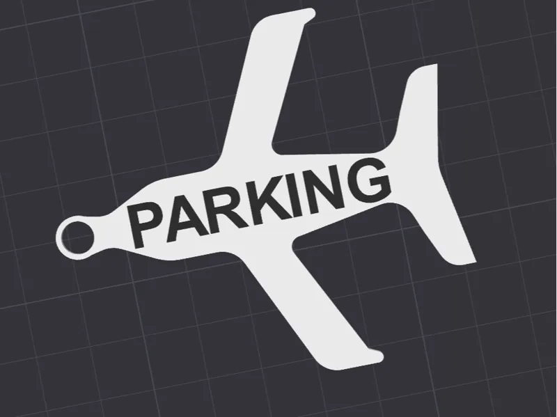 Airplane Keychain
