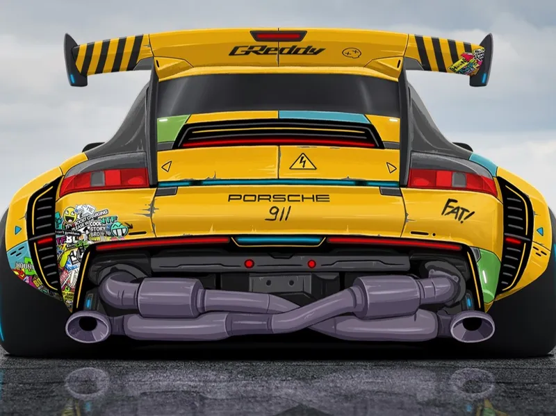 Porsche Lichtbox