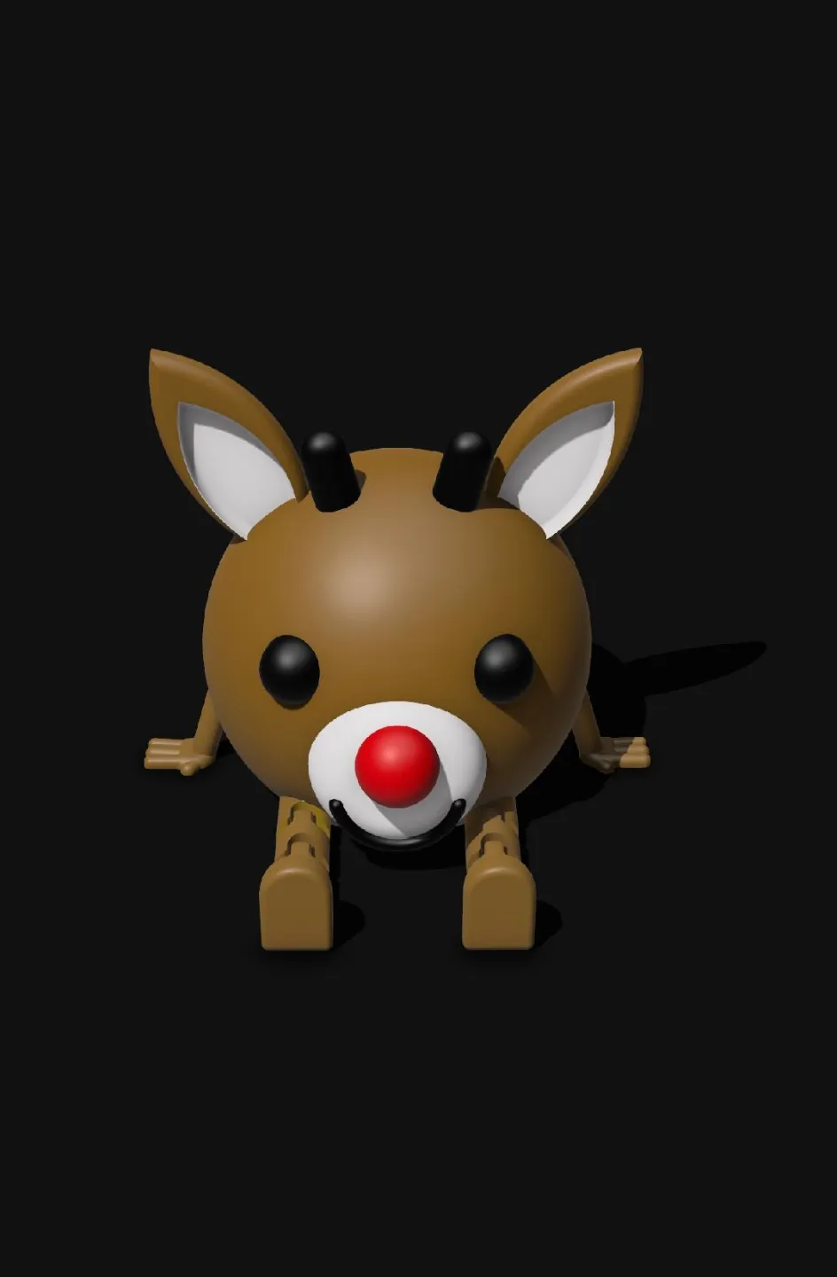 Articulated Rudolph (Single color and AMS version) by TheThiccThor ...