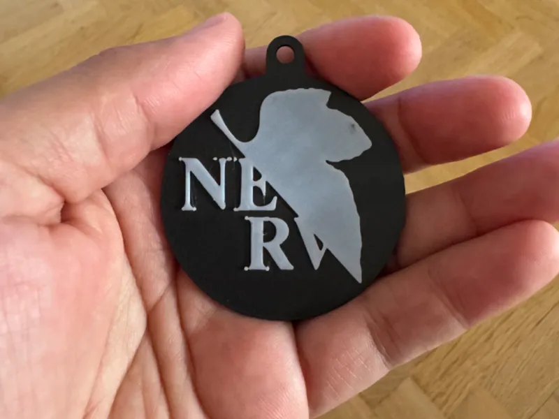 Neon Genesis Evangelion - NERV Logo Keychain