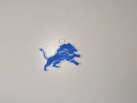 Detroit Lions Keychain