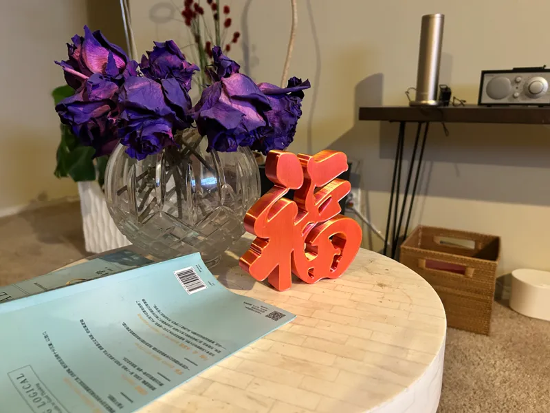 Gigantic "Blessing" New Year Decor