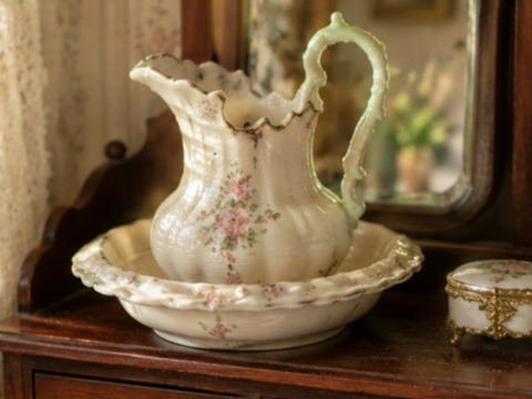Miniature Pitcher and Wash Bowl