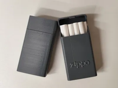 Portable Cigarette Box (Holds 10) - NO LOGO