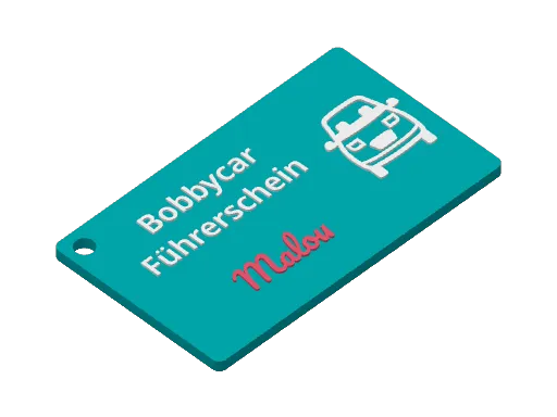 Bobbycar Führerschein