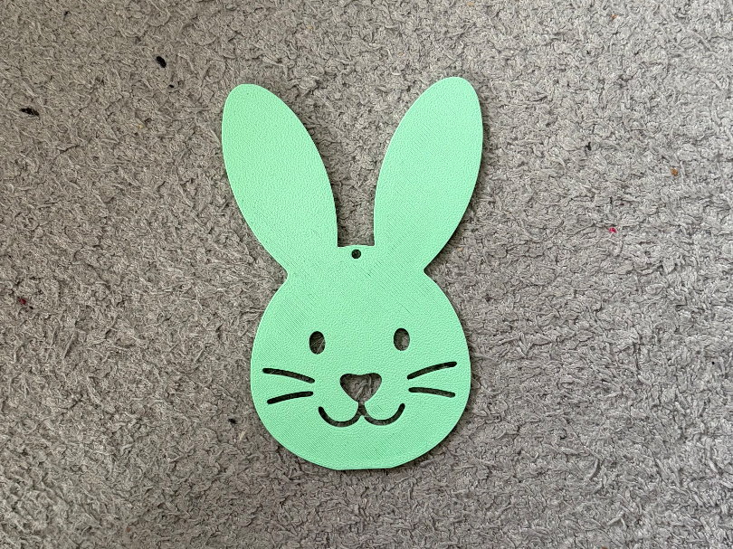 Osterhase Anhänger – Süßer Hasenkopf