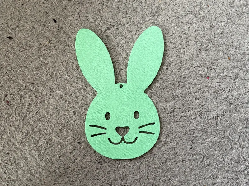 Osterhase Anhänger – Süßer Hasenkopf