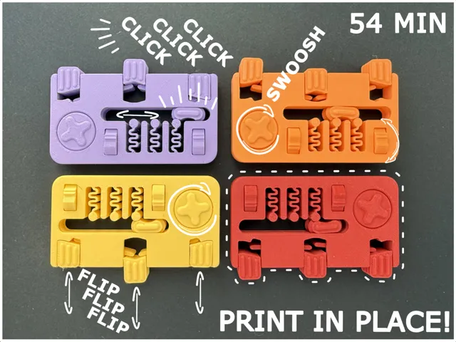 Multi Fidget Click Flip Swoosh