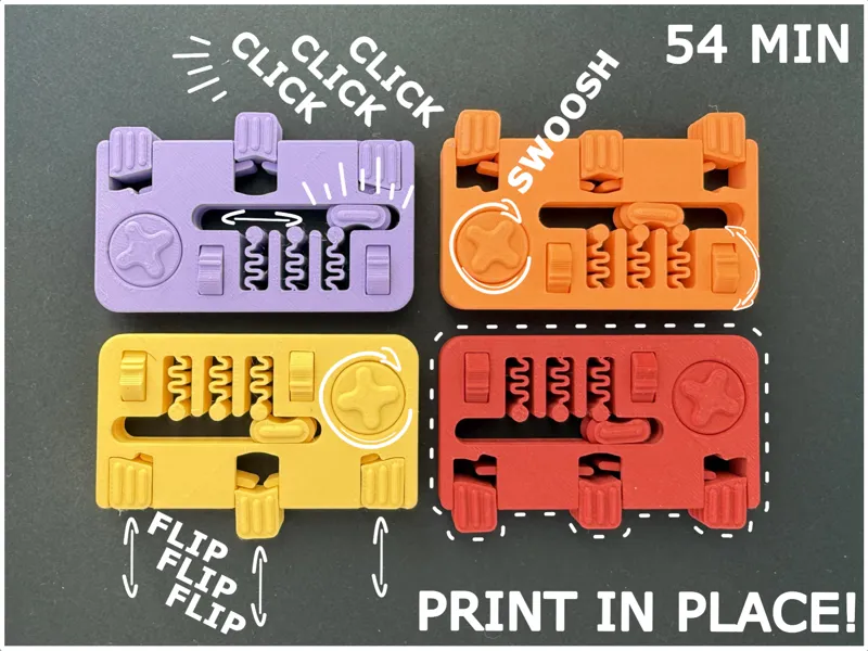 Multi Fidget Click Flip Swoosh