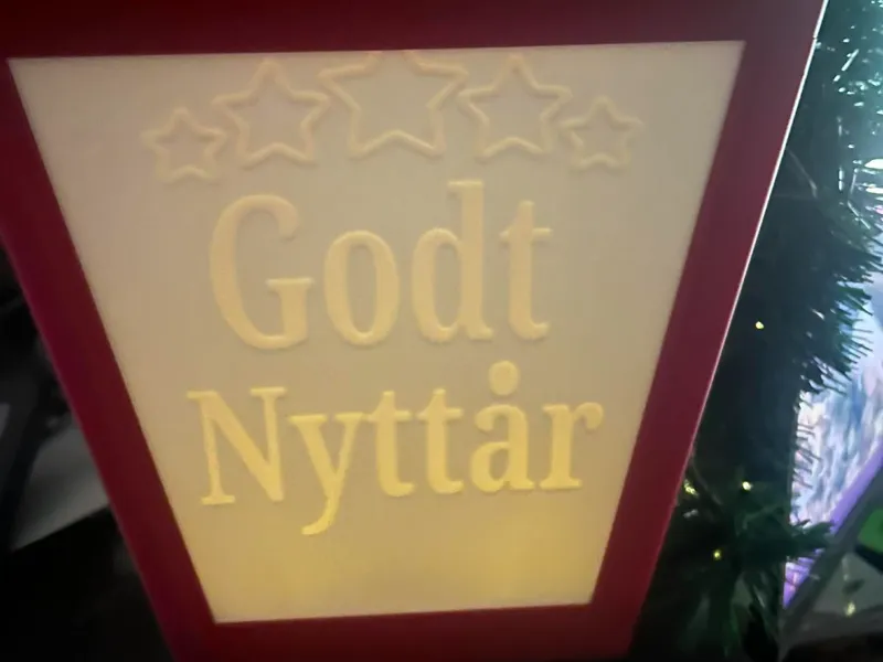 godt nyttår med stjerner