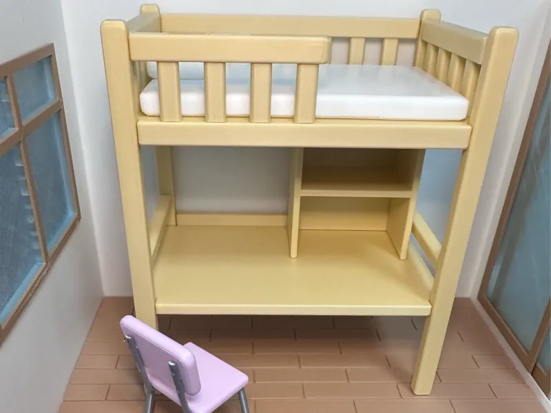 1:18 微缩上床下桌｜软萌微缩家具｜适配10cm潮玩造景