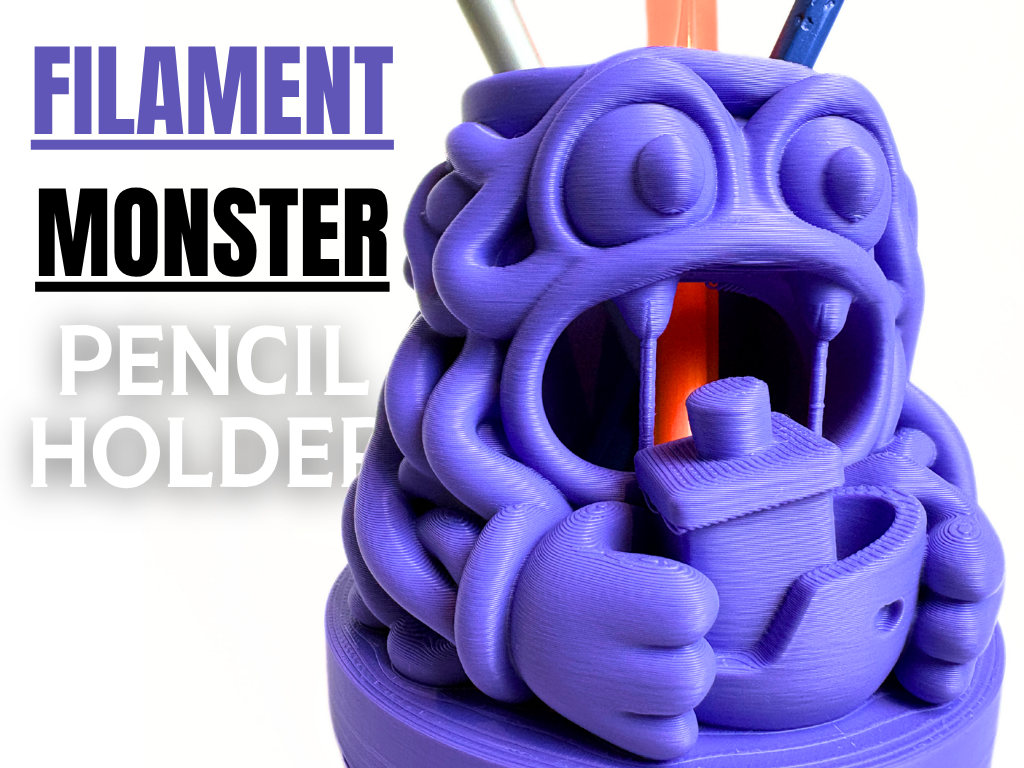 Failed Print Monster Pen Holder
