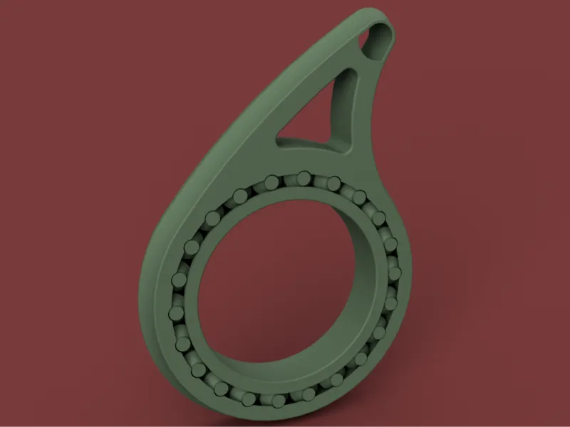 spinning key chain