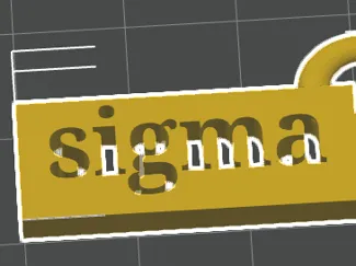 SIGMA KEYCHAIN